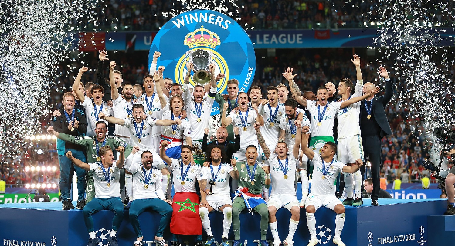 Real Madrid CF, ganador de la Liga de Campeones de la UEFA 2017-18