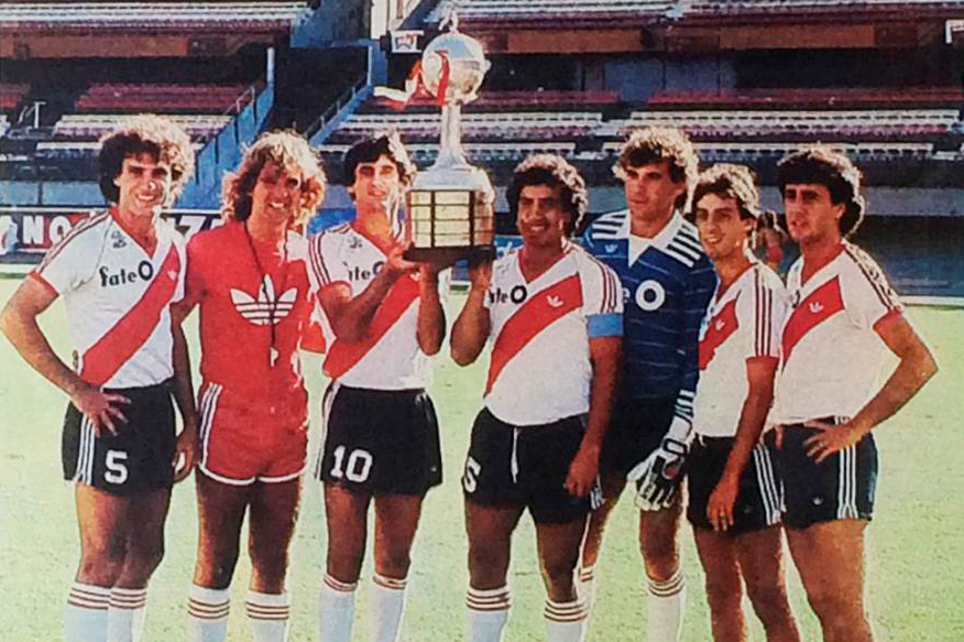 River Plate, ganadora de la Copa Libertadores 1986